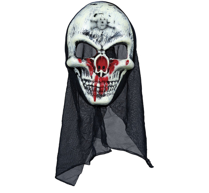 Halloween Maske Totenkopf Blut