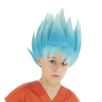Goku Super Saiyan Perücke Kind Blau Dragon Ball Super