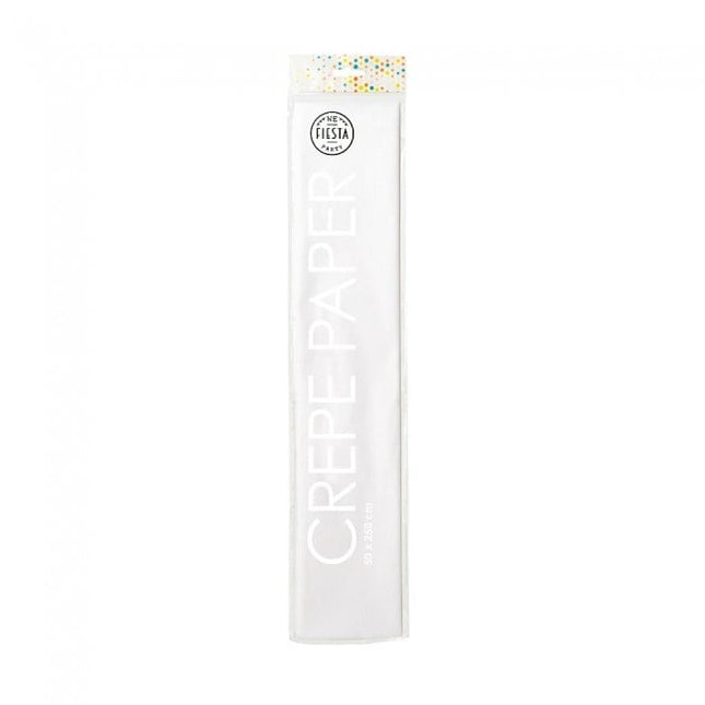 Krepppapier Weiß 50cm 2.5m