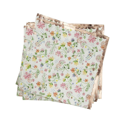 Servietten Blumen 24cm 16Stück