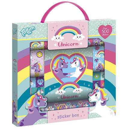 Einhorn Aufkleber Set Groß
