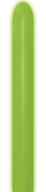 Modellierballons Neongrün 5cm 152cm 50Stk.