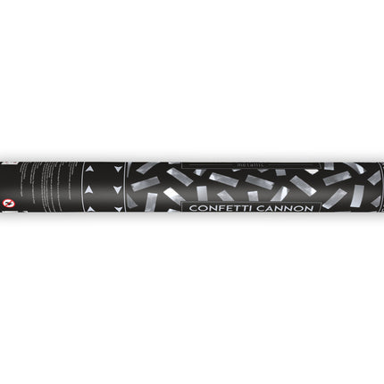 Konfettikanone Silber 40cm