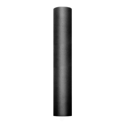 Schwarze Tüllrolle 30cm 9m