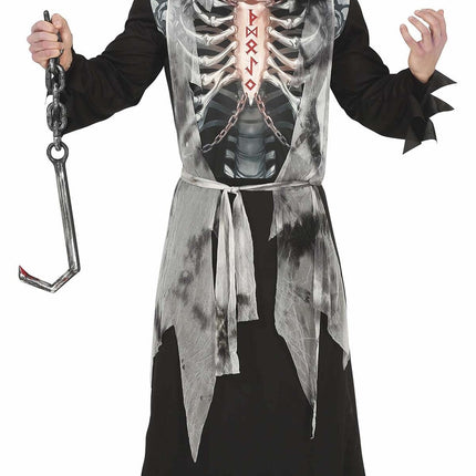 Skelett Halloween Kostüm Herren L