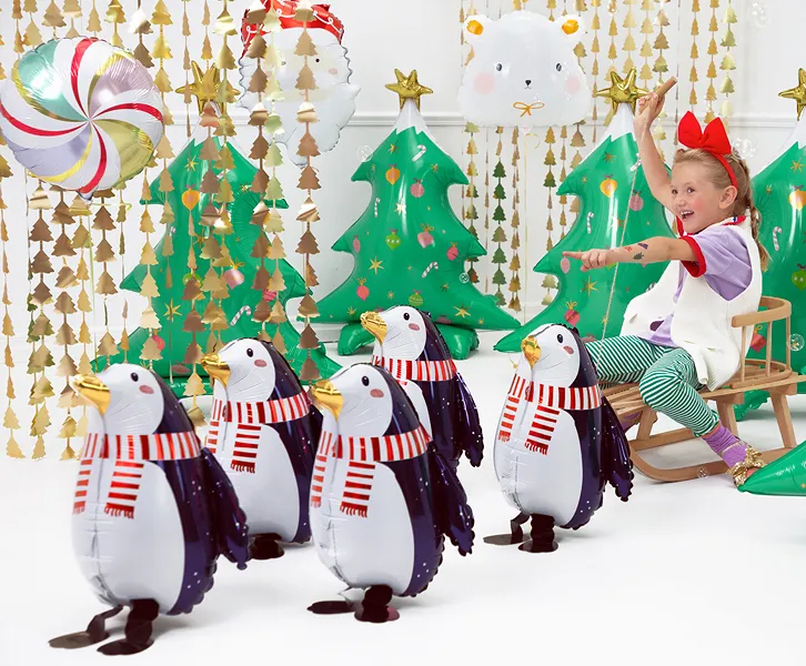 Heliumballon Pinguin Leer 42cm