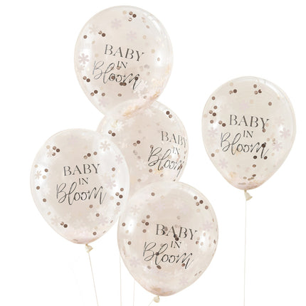 Ballons Baby In Bloom 30cm 5Stück