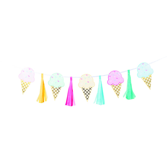 Girlanden-Eiscreme 1,4m