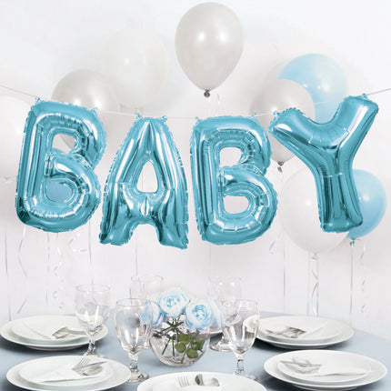 Folienballon Baby Blau 35cm