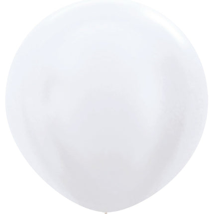 Ballons Perlweiß 91cm 10Stk
