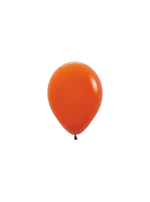 Ballons Sonnenuntergang Orange 12cm 50 Stk.