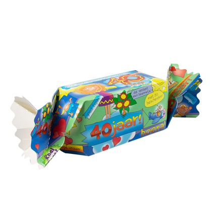 Geschenkbox 40 Jahre Frau 26cm