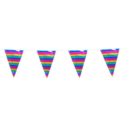 Regenbogen Girlande XL 45cm 10m
