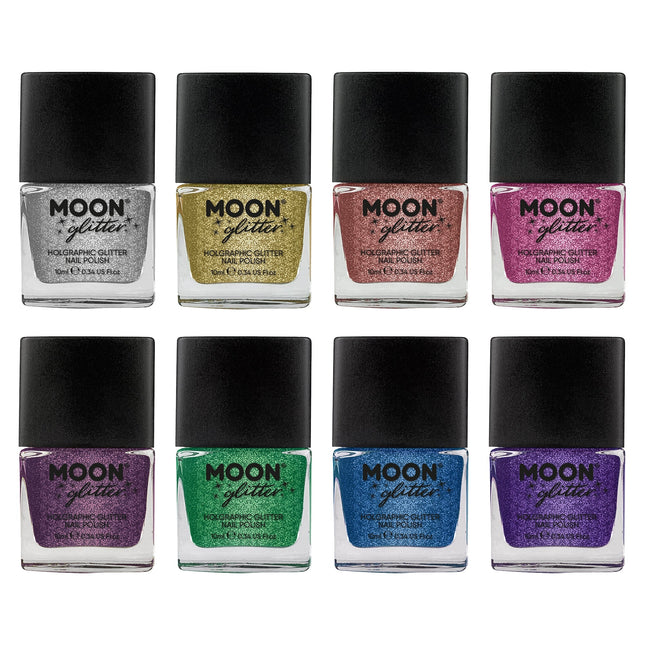 Moon Glitter Holographic Nagellack Rose Gold 14ml