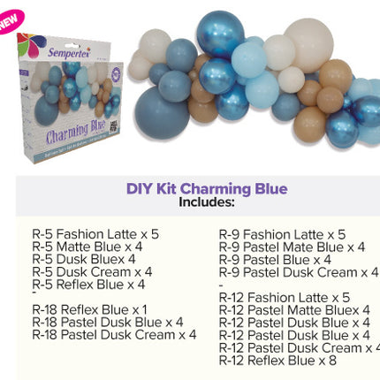 Ballons DIY Ballon Kit Charming Blue