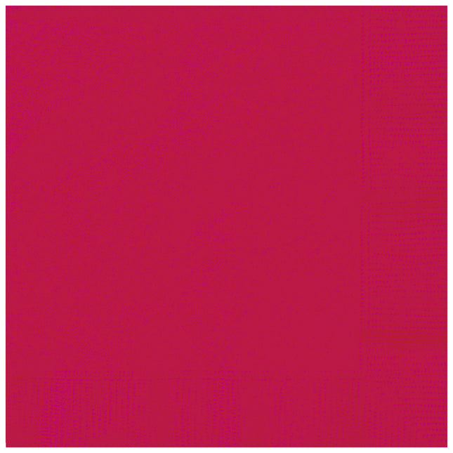 Rote Servietten 2 Lagen 33cm 20 Stk.