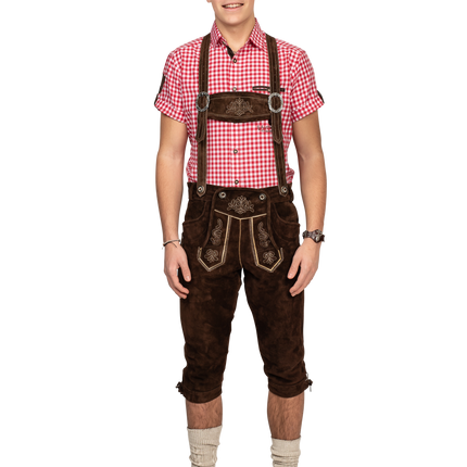 Lederhose Braun Männer Lang