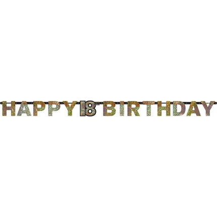 Brief Girlande 18 Jahre Happy Birthday 2.13m