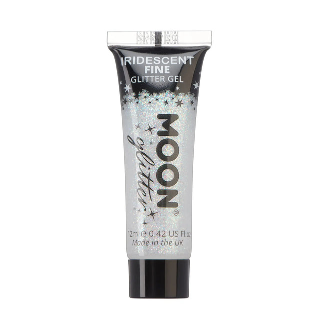 Moon Glitter Schillerndes Feines Glitzergel Weiß 12ml