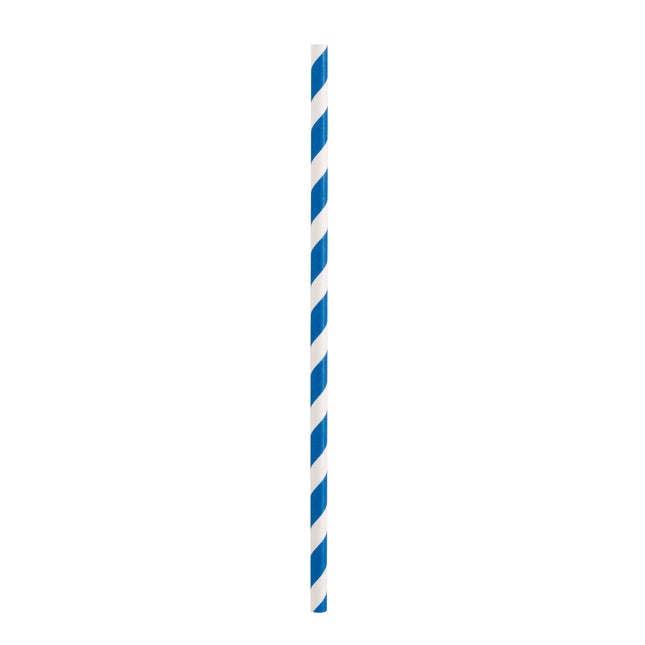 Bunte Strohhalme aus Papier 40 Stk.