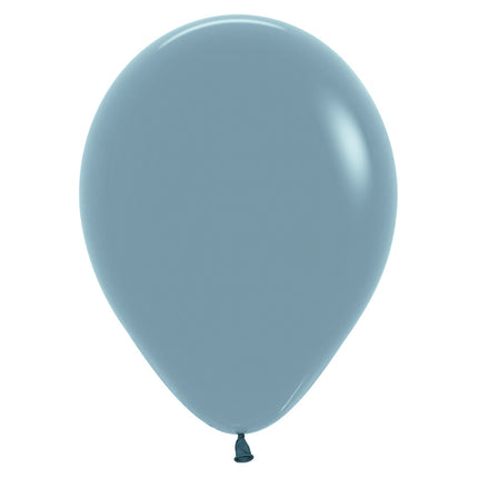 Ballons Pastell Dämmerungsblau 23cm 50Stk