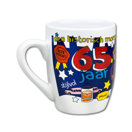 Becher 65 Jahre 12cm