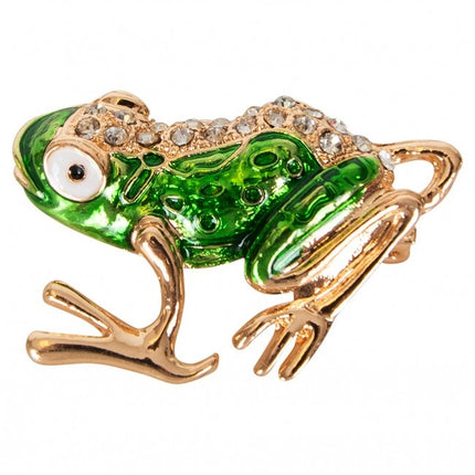 Brosche Frosch 5X3.8Cm