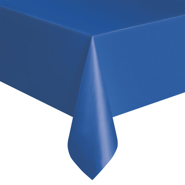Blaues Tischtuch 2,74m