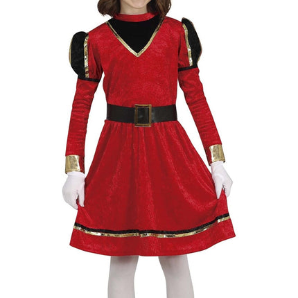 Pietenpak Kleid Kind Rot/Gold
