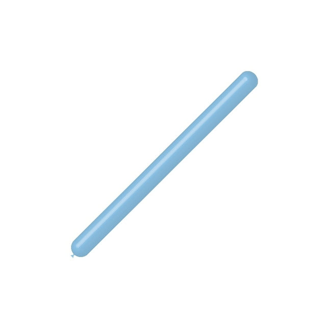 Hellblaue Modellierballons 7,5cm 150cm 100Stk