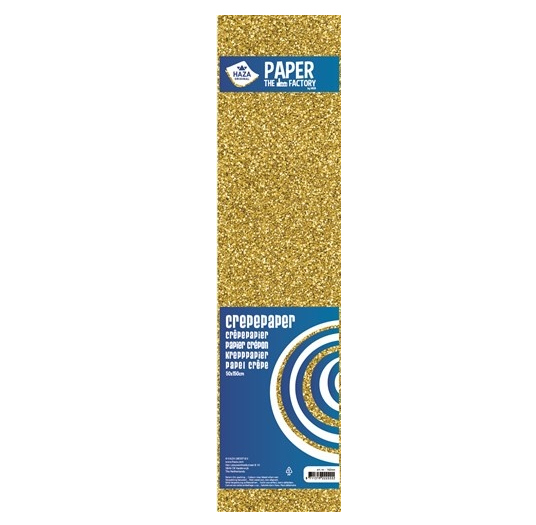 Krepppapier Gold 50cm 1,5m