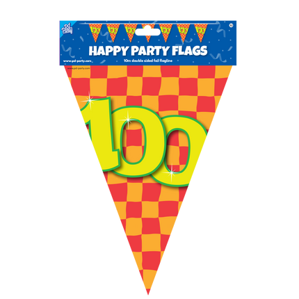 Flaggenleine 100 Jahre Farbig 10m