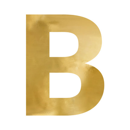 Spiegel Buchstabe B Gold 60cm