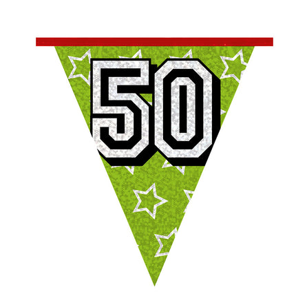 Girlanden 50 Jahre Glitzer 8m