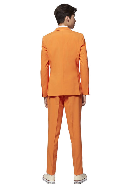 Orangefarbener Anzug Junge Teen <tc>OppoSuits</tc>
