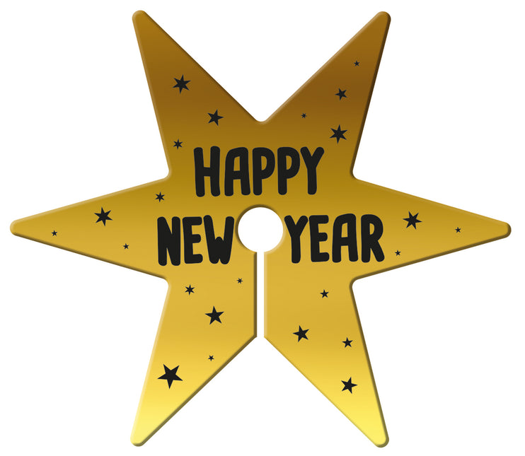 Glasmarker Happy New Year 12 Stück