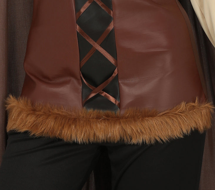 Wikinger Kostüm Braun Damen