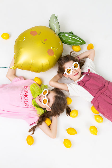 Helium Ballon Zitrone Leer 60cm
