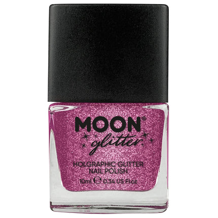 Moon Glitter Holographic Nagellack Rosa 14ml
