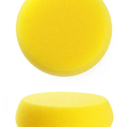 PXP Schminkschwamm Pro 2 Stück Gelb Abgerundet Dia, 7,5 cm