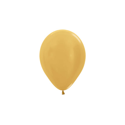 Ballons Metallic Gold 12cm 50Stk