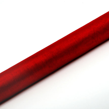 Roter Organza-Stoff 36cm 9m