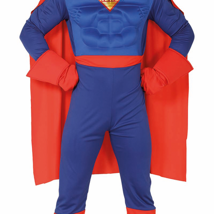 Superhelden Kostüm Blau Rot