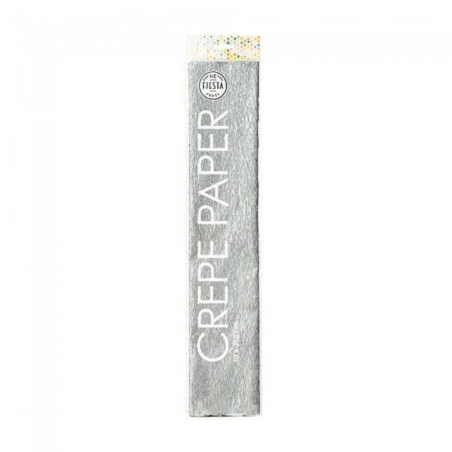 Krepppapier Silber 50cm 2.5m