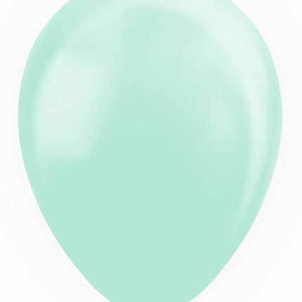 Mintgrüne Luftballons Pastell Macaron 30cm 10Stk