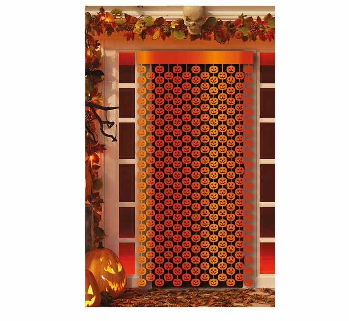 Halloween Türvorhang Kürbisse 2m