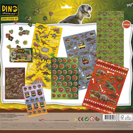 Dino Aufkleber Set Groß