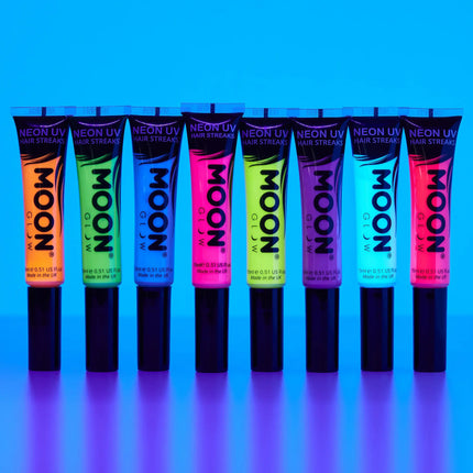 Moon Glow Neon UV Haarsträhnen Intensives Grün 15ml