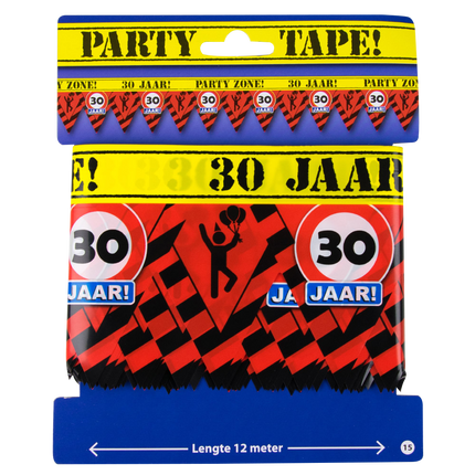 Absperrband 30 Jahre 12m