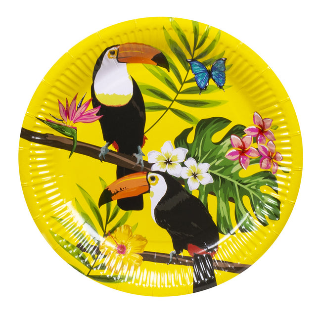 Teller Tukan Papier 23cm 10Stk
